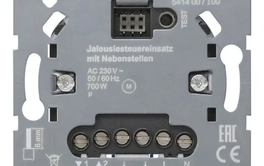 GIRA 541400 Jalousieeinsatz System 3000 Nebenstelleneingang