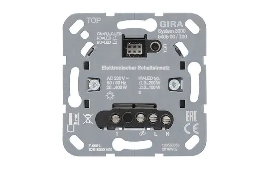 GIRA 540500 Schalteinsatz System 3000 1-fach, Elektronik
