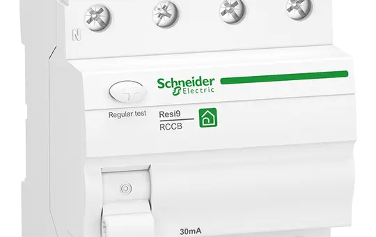 SCHNEIDER R9R22440 FI-Schutzschalter Resi9 4-polig 30 mA 40 A