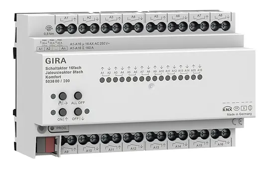 GIRA 503800 KNX-Universalaktor 16-fach, Komfort