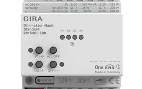 GIRA 201500 KNX-Dimmaktor 4-fach, Standard
