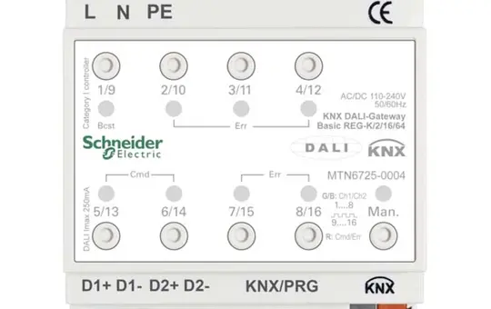SCHNEIDER MTN6725-0004 KNX-DALI Gateway Basic
