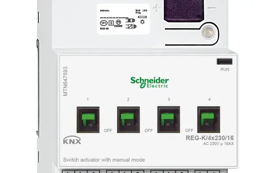 SCHNEIDER MTN647593 KNX-Schaltaktor 4-fach