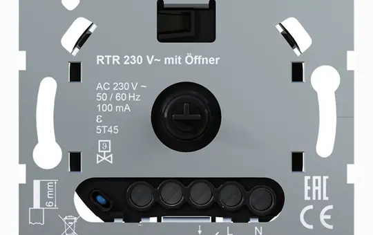 GIRA 247000 Raumtemperaturregler Öffner, 230 V