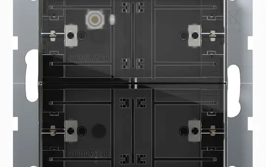 GIRA 504200 KNX-Tastsensor 4 System 55 2-fach, Komfort