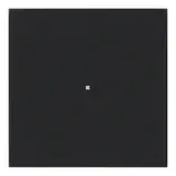 BERKER 75161592 KNX-Tastsensor B.IQ 1-fach, Komfort | glas schwarz