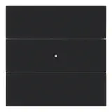BERKER 75163592 KNX-Tastsensor B.IQ 3-fach, Komfort | glas schwarz