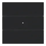 BERKER 75163092 KNX-Tastsensor B.IQ 3-fach, Standard | glas schwarz