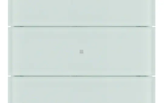 BERKER 75163090 KNX-Tastsensor B.IQ 3-fach, Standard | glas polarweiß