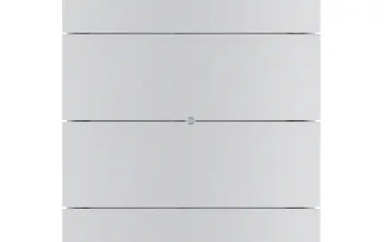 BERKER 75164594 KNX-Tastsensor B.IQ 4-fach, Komfort | aluminium eloxiert
