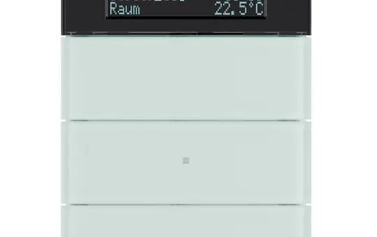 BERKER 75663590 KNX-Temperaturregler B.IQ 3-fach | glas polarweiß