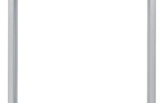 BERKER 11091414 Zwischenrahmen S.1/B.3/B.7 50x50 mm | alu matt