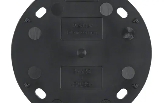 BERKER 133111 Bodenplatte Serie 1930 1-fach | schwarz glänzend