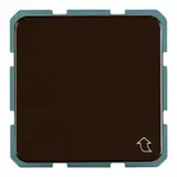 BERKER 471601 SCHUKO-Steckdose wg UP IP44 Berührungsschutz, Klappdeckel | braun glänzend