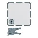 BERKER 476309 SCHUKO-Steckdose wg UP IP44 Klappdeckel, Schloss, gleiche Schließungen | polarweiß glänzend