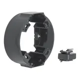 BERKER 100101 Aufputzrahmen Serie 1930 1-fach | schwarz glänzend