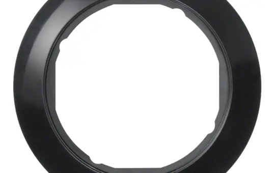 BERKER 138201 Abdeckrahmen 1930 1-fach für Dimmer | schwarz glänzend