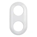 BERKER 138129 Abdeckrahmen 1930 2-fach | polarweiß glänzend