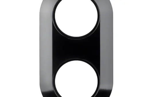 BERKER 138121 Abdeckrahmen 1930 2-fach | schwarz glänzend