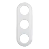 BERKER 138139 Abdeckrahmen 1930 3-fach | polarweiß glänzend