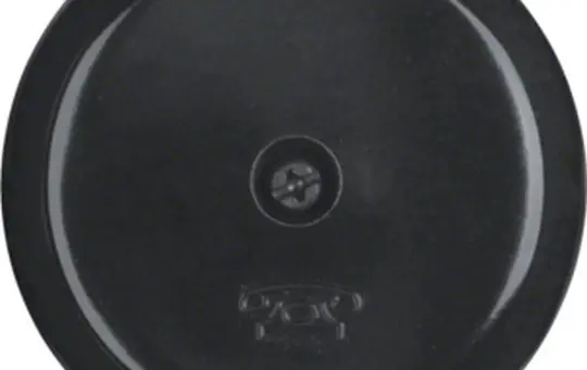 BERKER 103701 Abdeckung für Kabelauslass Serie 1930 schwarz glänzend