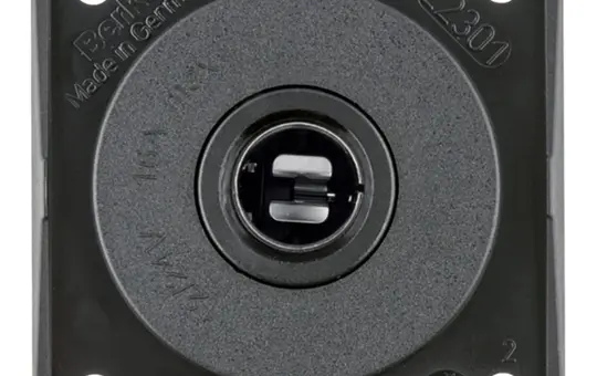 BERKER 9451705 12-V-Steckdose Integro Flow Standard | schwarz