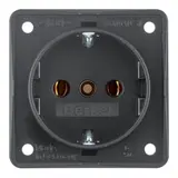 BERKER 941852505 SCHUKO-Steckdose Integro Flow Schraubklemmen | anthrazit matt