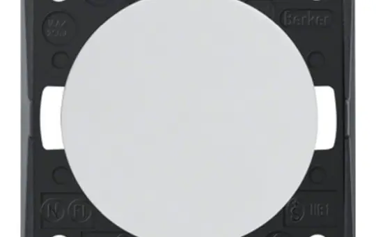 BERKER 936562509 Wippschalter Integro Flow Wechselschalter | polarweiß glänzend