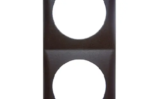 BERKER 918262511 Abdeckrahmen Integro Flow 2-fach | braun matt