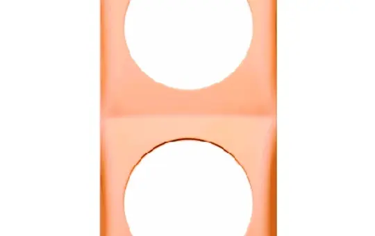 BERKER 918262558 Abdeckrahmen Integro Flow 2-fach | chrom matt lackiert