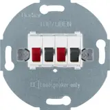 BERKER 457309 Lautsprecheranschlussdose Serie 1930 2-fach | polarweiß