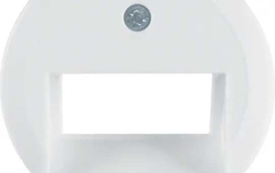 BERKER 1409 Netzwerkabdeckung Serie 1930 2-fach | polarweiß glänzend