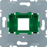 BERKER 454004 Tragplatte für Modular-Jack 1-fach | grün