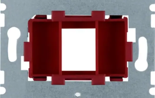 BERKER 454001 Tragplatte für Modular-Jack 1-fach | rot