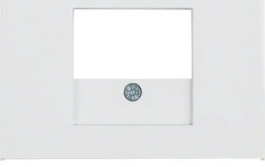 BERKER 10357009 Telefonabdeckung K.1 Standard | polarweiß glänzend