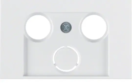 BERKER 12017019 Antennenabdeckung K.1/K.5 2/3-fach | polarweiß glänzend