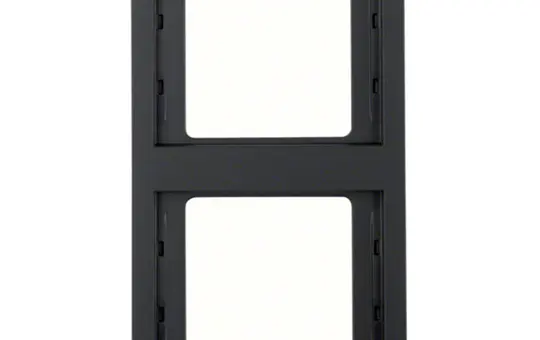 BERKER 13237006 Abdeckrahmen K.1 2-fach, senkrecht | anthrazit matt