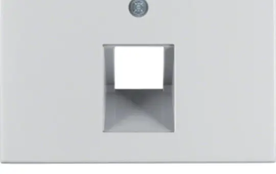 BERKER 14077003 Netzwerkabdeckung K.1/K.5 1-fach | aluminium eloxiert