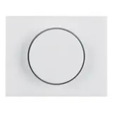 BERKER 11357009 Drehdimmerabdeckung K.1/K.5 Standard | polarweiß glänzend