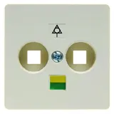 BERKER 140302 Abdeckung Potentialausgleichsdose Arsys 2-fach | weiß glänzend