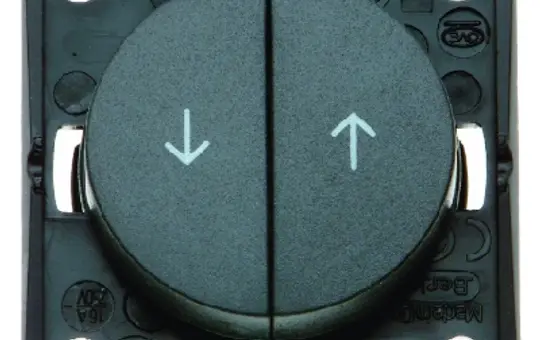 BERKER 936532505 Jalousie-Wipptaster Integro Flow 2 Schließer | anthrazit matt