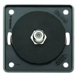 BERKER 9451905 Antennenverbindungsdose Integro Flow F-Stecker | schwarz matt