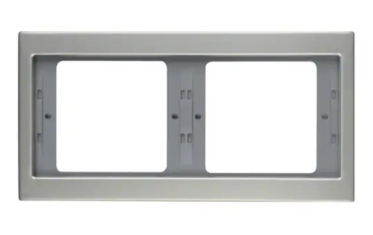 BERKER 13637004 Abdeckrahmen K.5 2-fach, waagerecht | edelstahl lackiert