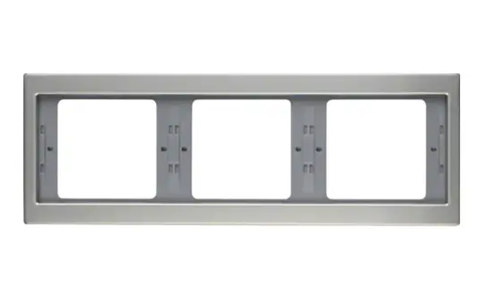 BERKER 13737004 Abdeckrahmen K.5 3-fach, waagerecht | edelstahl lackiert