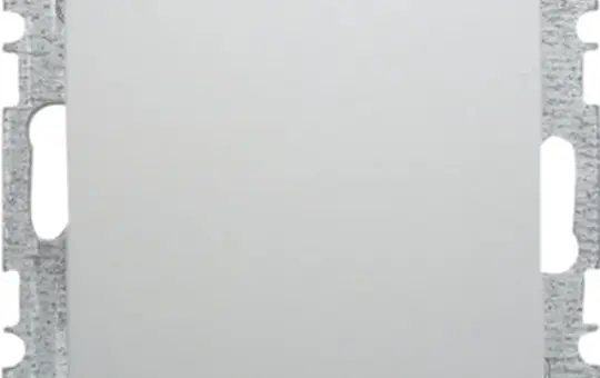 BERKER 6710098989 Blindabdeckung S.1/B.3/B.7 mit Krallen | polarweiß glänzend