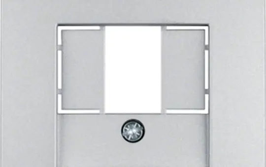 BERKER 10331404 Telefonabdeckung S.1/B.3/B.7 Standard | aluminium matt