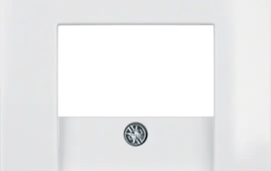 BERKER 10338919 Telefonabdeckung S.1/B.3/B.7 Standard | polarweiß glänzend