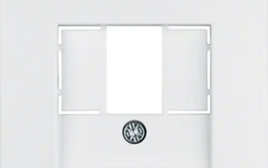 BERKER 10331909 Telefonabdeckung S.1/B.3/B.7 Standard | polarweiß matt