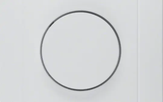 BERKER 11309909 Drehdimmerabdeckung S.1/B.3/B.7 Standard | polarweiß matt