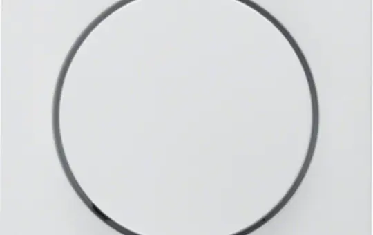 BERKER 11378989 Drehdimmerabdeckung S.1/B.3/B.7 Standard | polarweiß glänzend